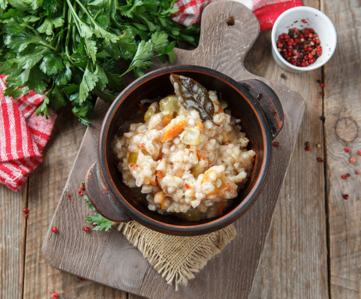 Рассольник с перловой крупой