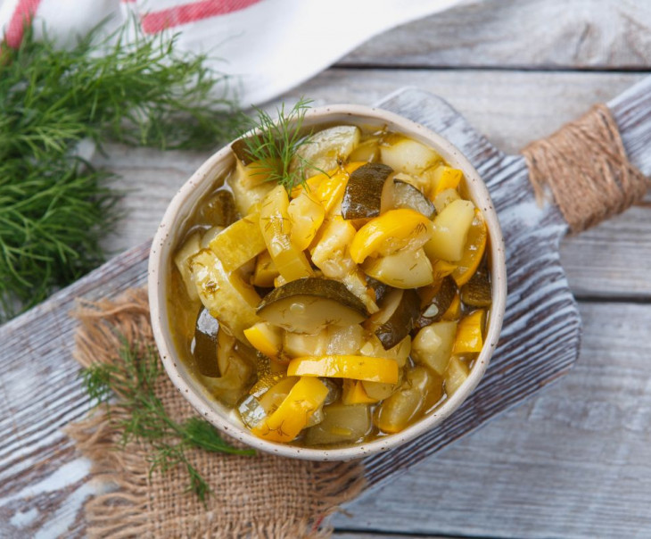 Цукини маринованные